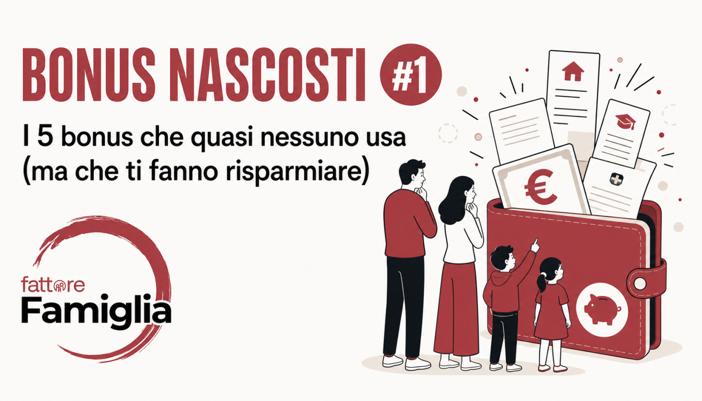 Bonus Nascosti #1  – I 5 bonus che quasi nessuno usa (ma che ti fanno risparmiare)